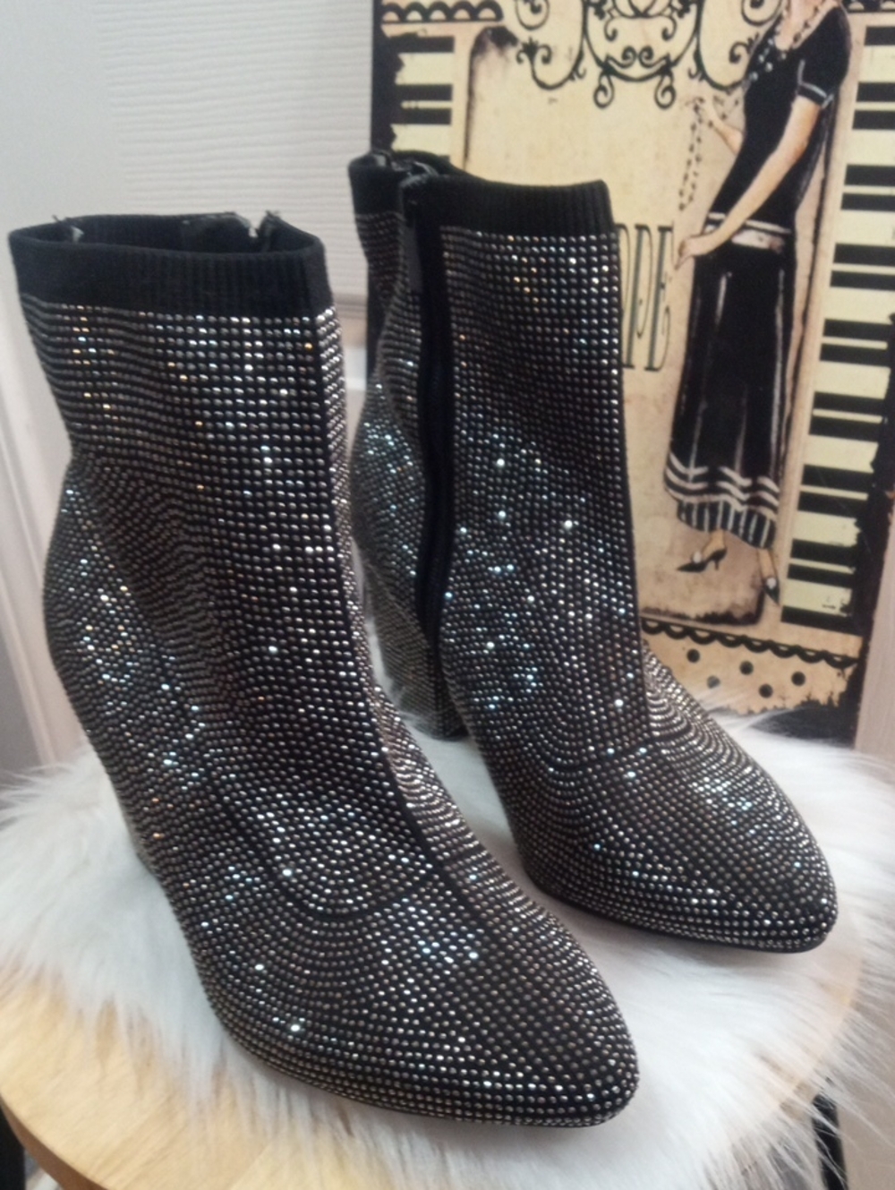 TORRID EMBELLISHED KNIT BOOTIES